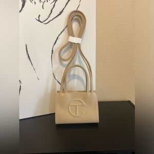 Telfar Small Shopping Bag Cream